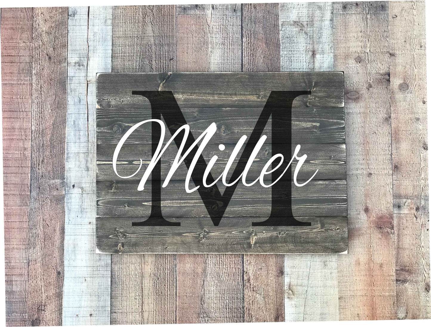 Last Name Initial Sign