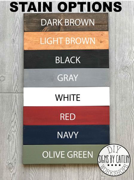 Personalized Wood Stocking Tag