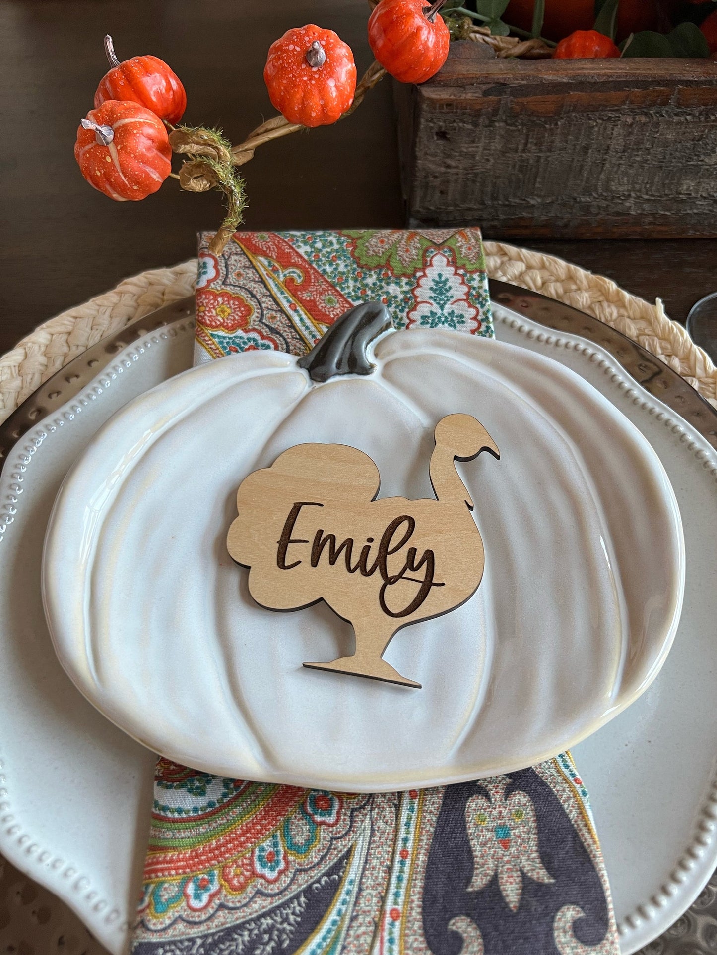Turkey Place Setting