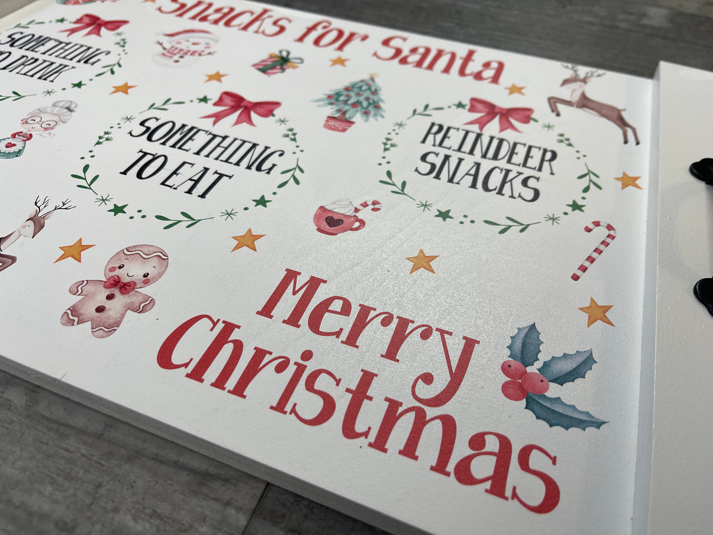 Personalized Snacks for Santa Tray