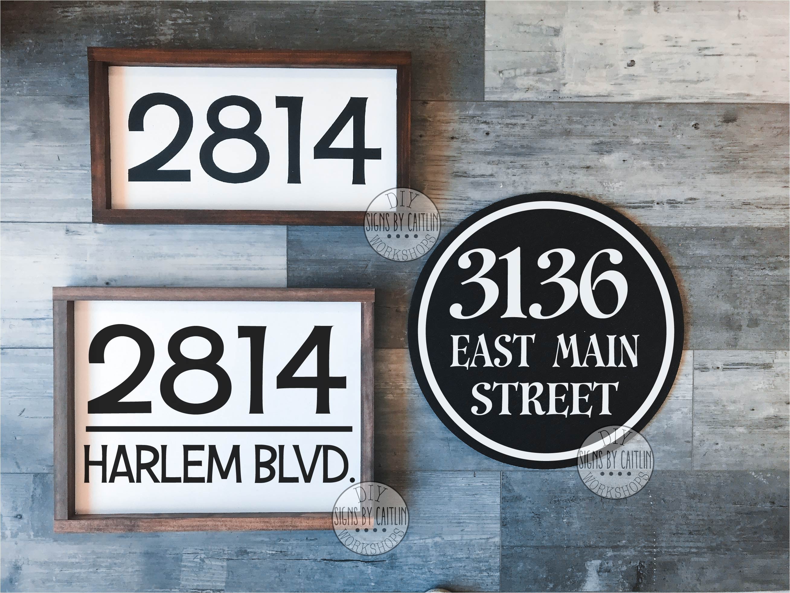 Custom Address Sign KITS – Signs by Caitlin