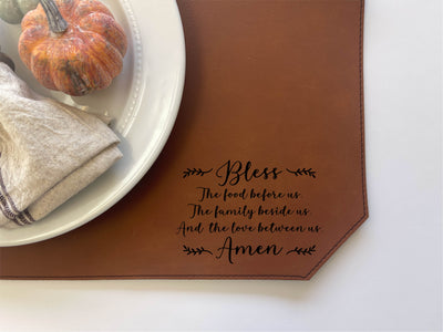 Lasered Engraved Placemats