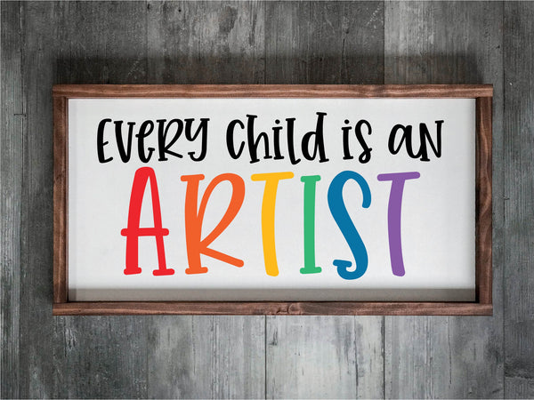 Every Child is an Artist (12x24)