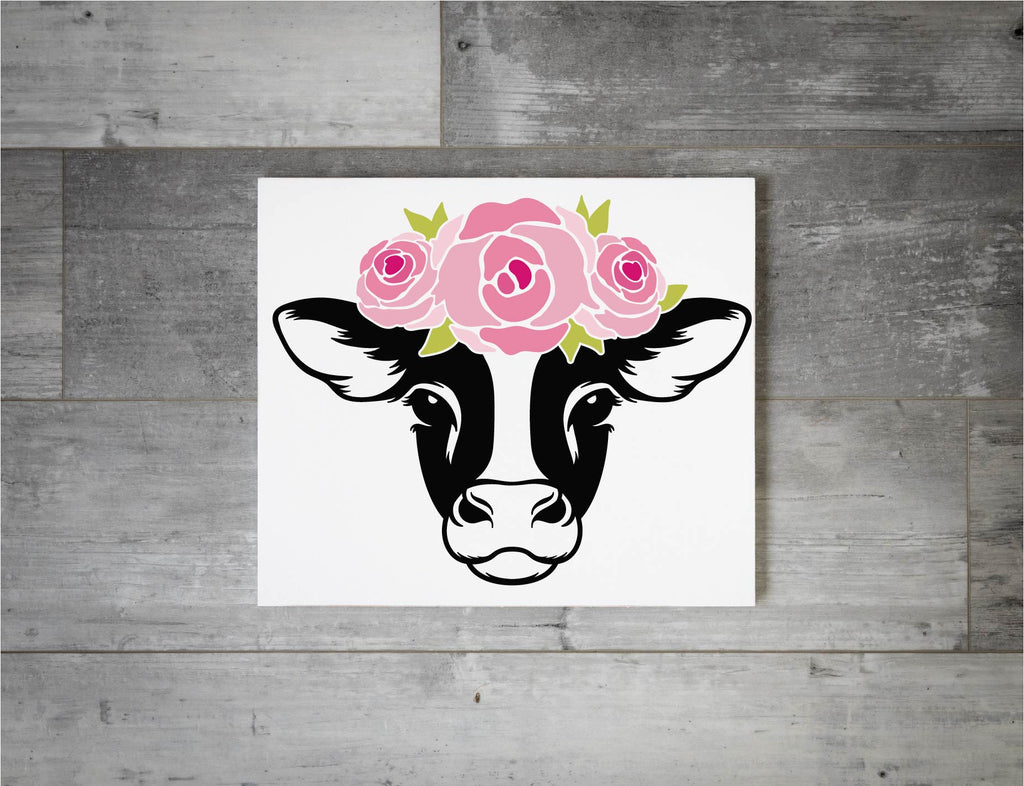 Cow with Floral Crown