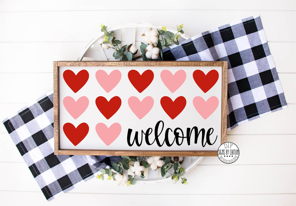 Hearts Welcome (12x24)