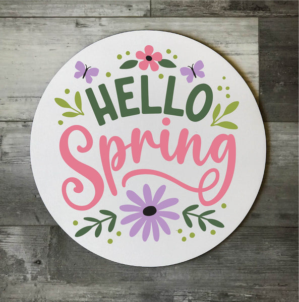 Hello Spring (Round)