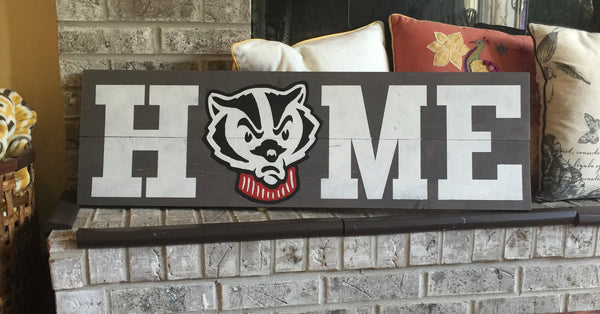 Officially Licensed Bucky Home Sign