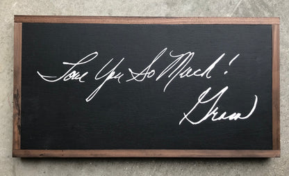 Handwritten Signature Signs