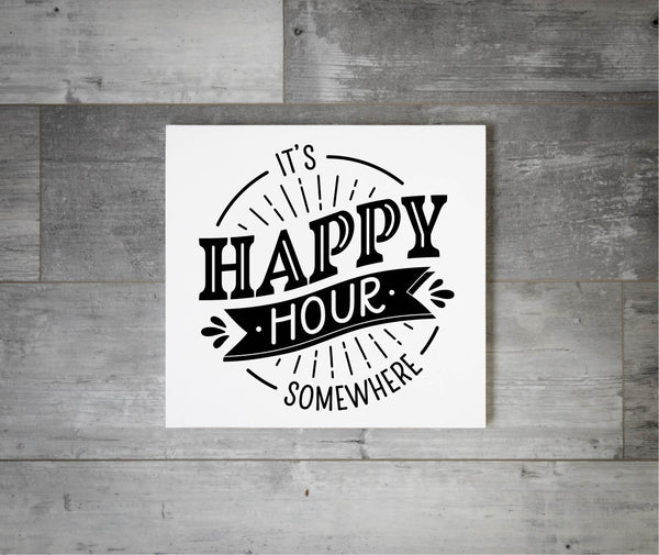 It's Happy Hour Somewhere (14x16)