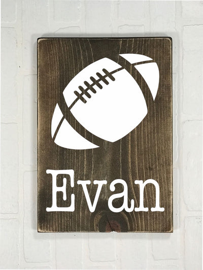 Football with Name (12x16)