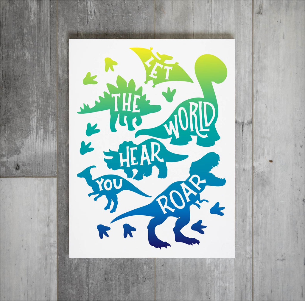 Let the world hear you roar (12x16)