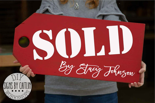 Realtor Sold Tag