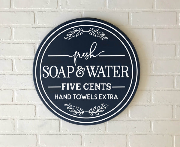 Round Fresh Soap & Water