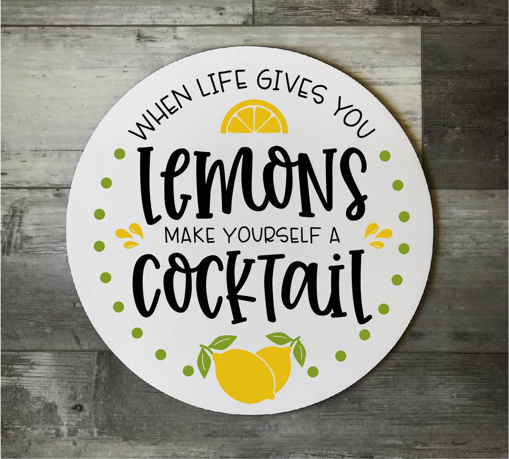 Round Lemons and Cocktail (Round)