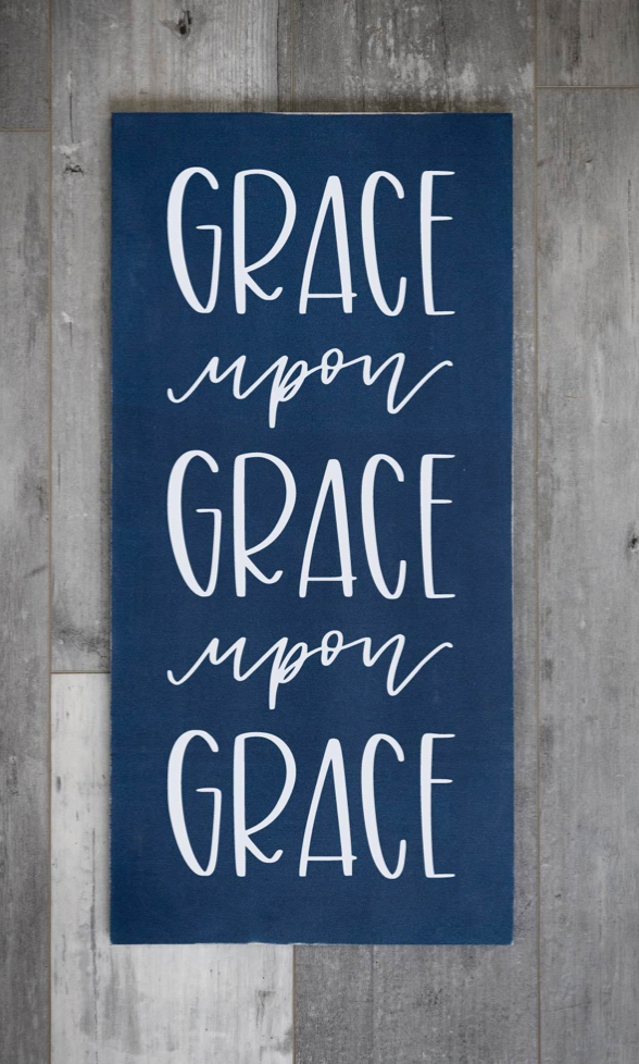 Grace upon Grace upon Grace (12x24)