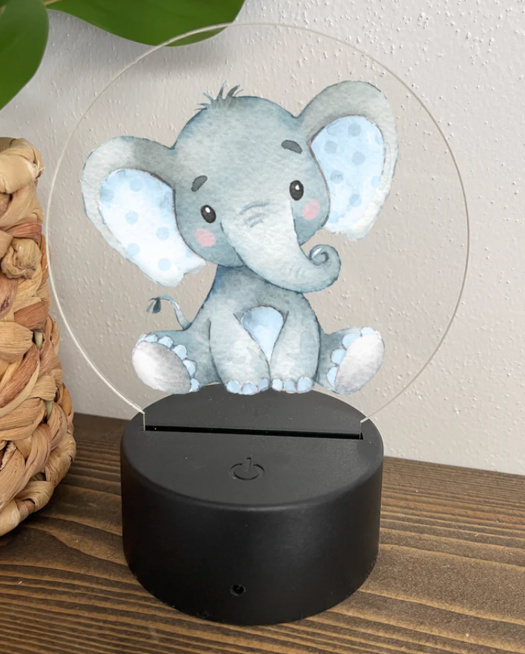 Boy Elephant Night Light