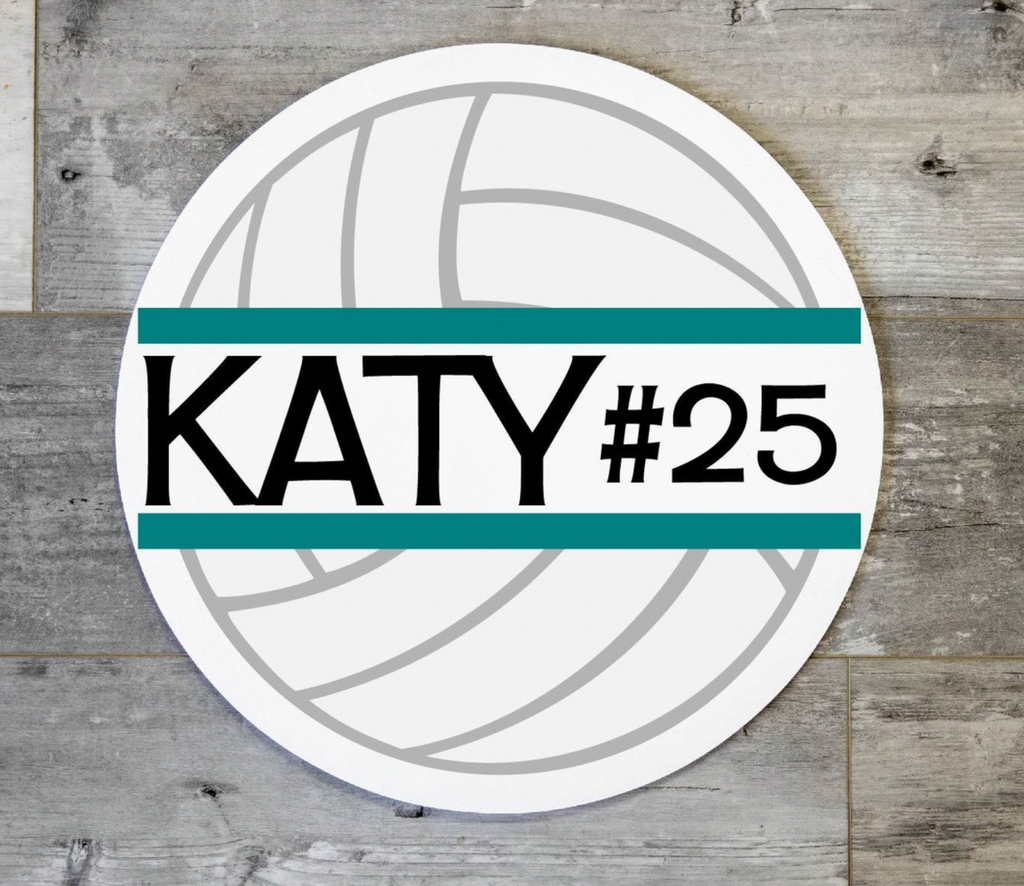 Volleyball Split Name and Number