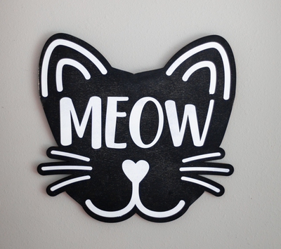 Meow Cat Cutout