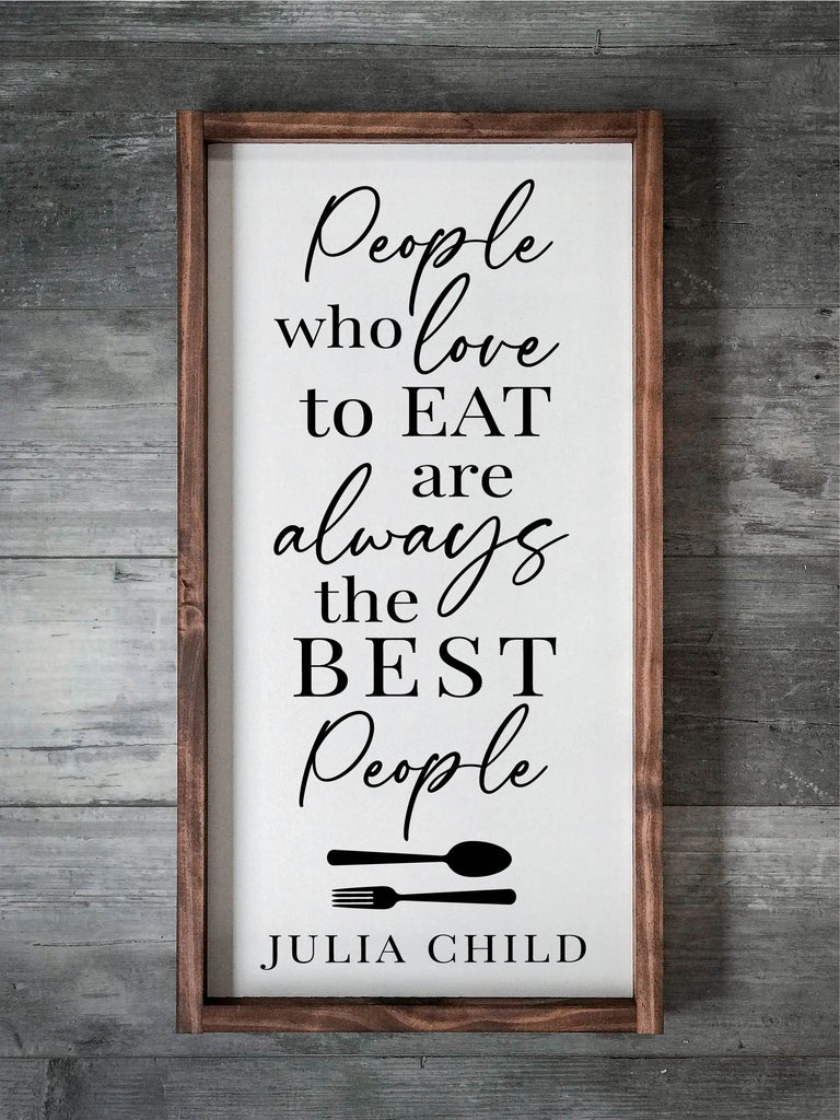 People Who Love to Eat (12x24)