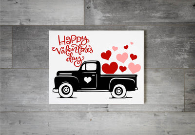Happy Valentines Day Truck