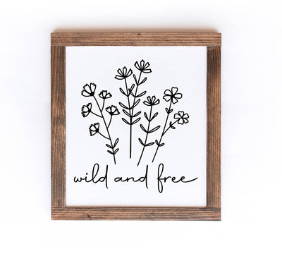Wild and Free Flowers (14x16)